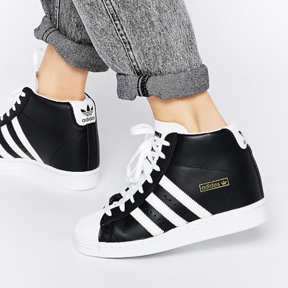 *RARE* adidas Superstar High Top Sneakers